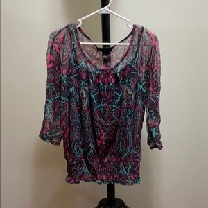 Multi colored blouse